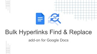 Bulk Hyperlinks Find & Replace