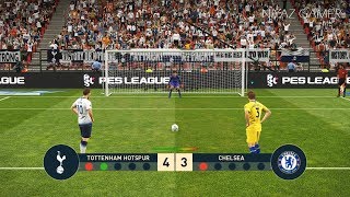 TOTTENHAM vs CHELSEA FC | Penalty Shootout | PES 2019 Gameplay PC