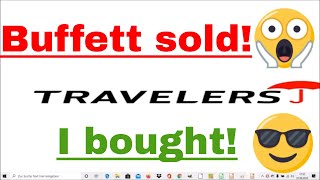 The Travelers Company TRV  -  I bought Warren Buffett shares!😂