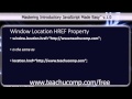 JavaScript Training Tutorial Window Location HREF Property