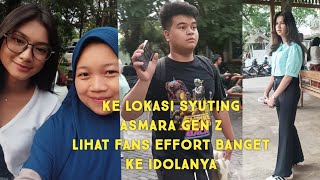 Weekend Di Lokasi Syuting Asmara Gen Z..Rame Banget Fansnya Pada Ngasih Hadiah