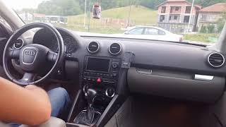 Audi A3 Sportback 2.0 TDI F1 DSG driving POV