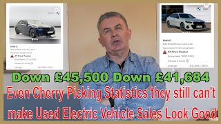 Even Cherry Pick Statistics they still can't make Used Electric Vehicle Sales Look Good