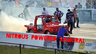 Crazy 9 Second Nitrous Suzuki Samurai | 1/4 mile | HD