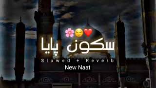 Sukoon Paya ll Slowed + Reverb Naat ll Gulam Mustafa Qadri Status Naat ll Trending Naat
