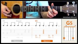 Jouer Sweet home alabama (Lynyrd Skynyrd) - Cours guitare. Tuto + Tab