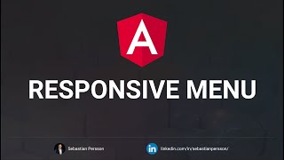 Responsive Mobile Menu in Angular