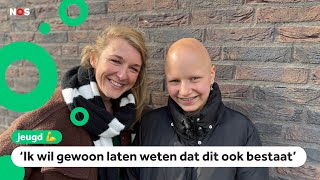 Alysha heeft bijna geen haar door alopecia