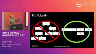 개발자를 위한 Alexa - 나만의 음성 비서 앱 만들기 - Peter Moon Senior Development Manager(Amazon Alexa)