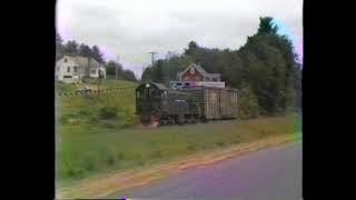 New England Southern Railroad Alco S1 Revenue Freight 7/6/84 (Locations In the Description)