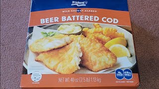 Costco Sale Item Review Trident Wild Caught Alaska Beer Battered Cod Fish Taste Test