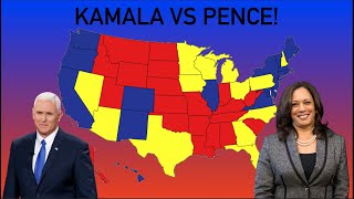 Mike Pence vs Kamala Harris | 2024 Election Prediction (March 2021)
