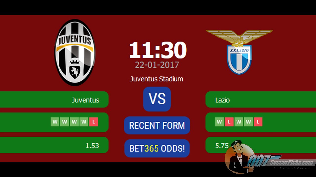 Juventus Vs Lazio PREDICTION (by 007Soccerpicks.com) - YouTube