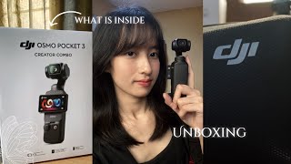 UNBOXING DJI Osmo Pocket 3📷|| Tips I found out, is it Worth it?