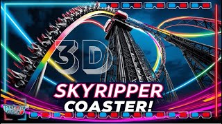 Planet Coaster | SkyRipper POV | 4K-HDR | VR 3D SBS | Roller Coaster Rush!