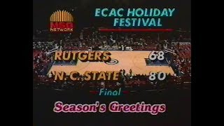 Rutgers vs  N. C. State Basketball '84-'85