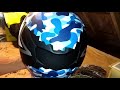 unboxing motorcycle helmet scorpion exo 390 army