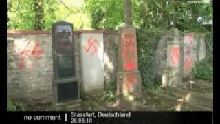 A Jewish cemetery vandalized in Germany