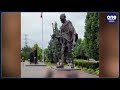 ‘hate crime to terrorise’ mahatma gandhi’s statue in canada damaged oneindia news *news