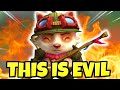 I played TEEMO SUPPORT for an entire day