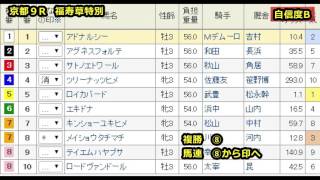 【１分競馬予想】2015.1.11 フェアリーステークス他