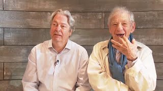 'I'm a serious actor!' Roger Allam and Ian McKellen joke about their karaoke talents, dancing and dr