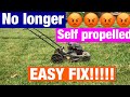 Fixing the “self propelled” on a powersmart 200.