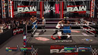 The Usos vs. Indus Sher - Extreme Rules - RAW