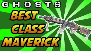 COD Ghosts: "Maverick" - BEST CLASS SETUP! (DLC) - Call of Duty: Ghost Onslaught Map Pack 1