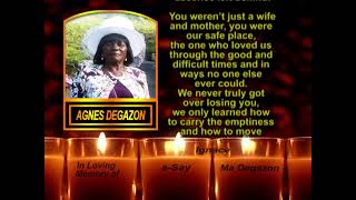 Agnes Degazon ~ Memorial