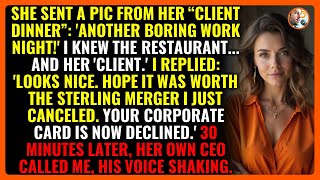 SHE UNDERESTIMATED HIM, SO HE CANCELED THE MERGER AND HER CAREER