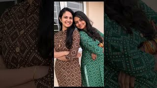 Friends to co - sisters 💕Childhood to Motherhood ❤️ Blessed life ❤️ #vaishalipriya #arunaravindtwins