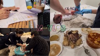 #23 [신생아Vlog] 셀프산후조리,남편은요리사,신생아+고양이동거동락 👶🏻 🐈‍⬛