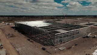 EV Battery Plant Update 4.2.23 Drone Fly-By | Windsor, Ontario