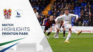 Match Highlights | Tranmere Rovers v Hartlepool United
