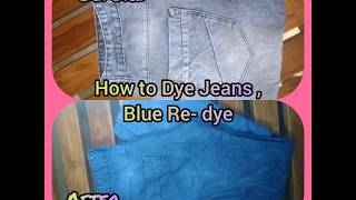 பழைய ஜீன்ஸ் பேண்டை எப்படி புதிதாக மாற்றுவது? How to Dye jeans in Tamil