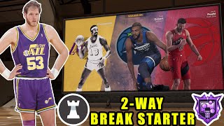 7'2 2-WAY BREAK STARTER IS AN AUTOMATIC TRIPLE DOUBLE AT THE REC ON NBA 2K23 NEW GEN - REP UP FAST!