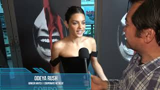 Odeya Rush Carpet Interview at Corporate Retreat Premiere