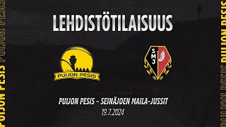 19.07.2024 Lehdistötilaisuus Puijon Pesis - Seinäjoen Maila-Jussit