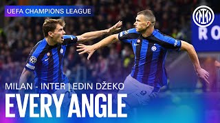 EDIN DZEKO GOAL vs MILAN | EVERY ANGLE | CHAMPIONS LEAGUE ⚫🔵