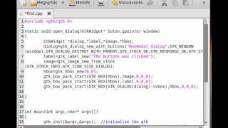 GTK+ tutorial 15 - nonmodal dialog