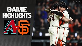 D-backs vs. Giants Game Highlights (4/18/24) | MLB Highlights