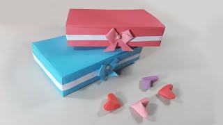 How To Make a Paper Box | Paper Jewellery Box |