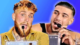TOMMY FURY VS JAKE PAUL • FINAL PRESS CONFERENCE & FIRST HEATED FACE OFF!