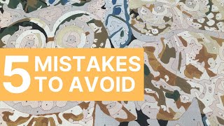My first paint by numbers tips - 5 mistakes to avoid