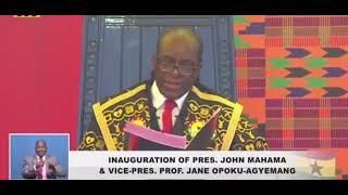 The Introduction of President Julius Maada Bio at H.E John Dramani Mahama Inauguration in Ghana