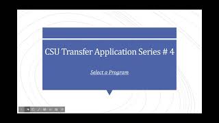 F22 CSU APP ADD Program 1