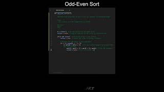 Odd-Even Sort Code in Python | Sorting Algorithms | Python Coding Tutorial | Python Coding Interview