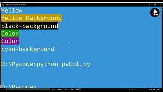 Python Color Text Print in CMD