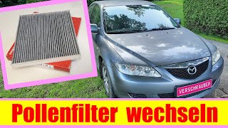 Mazda 6 Innenraumluftfilter wechseln - Cabin Air Filter change - Pollenfilter austauschen